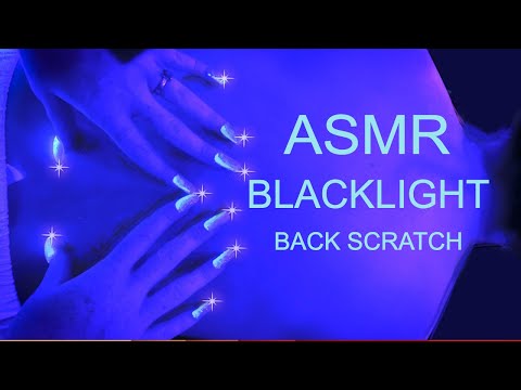Whisper ASMR | Back Scratch | Tracing (🔮 blacklight🔮)