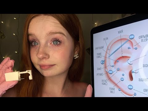 ASMR Friend Pierces Your Ears Roleplay 👂🏼
