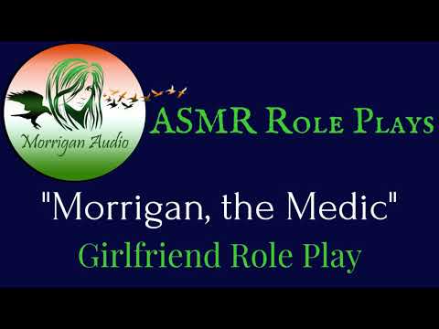 ASMR Girlfriend Role Play: Morrigan, the Medic [Rain Sounds]