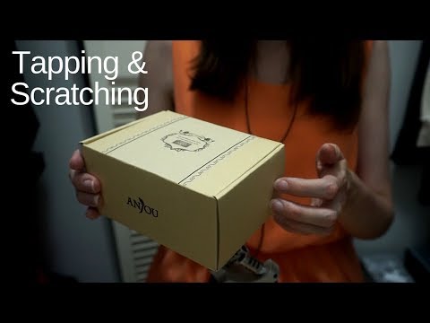 ASMR Tapping and Scratching on Cardboard Box