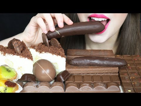 ASMR VANILLA  CHEESECAKE Eating + CZECH CANDY (EATING SOUNDS) No Talking