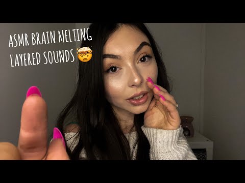 ASMR BRAIN MELTING 🤯 LAYERED MOUTH SOUNDS + TRIGGER WORDS | RELAXING HAND MOVEMENTS
