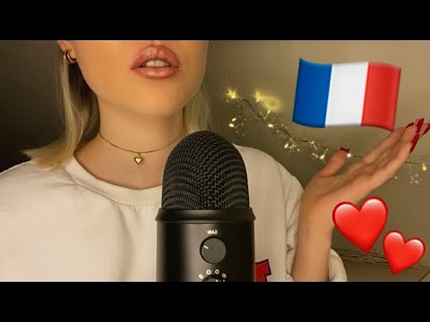 ASMR - my FIRST VIDEO in FRENCH - trying to speak French -Part 2