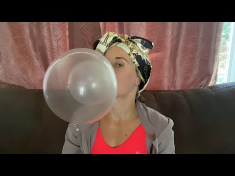 Blowing Huge bubble gum with Super Bubble | no talking ASMR