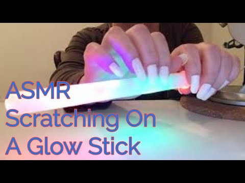 ASMR Scratching On A Glow Stick