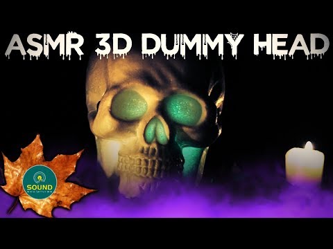 ASMR 🎃 3D Binaural Halloween 🎃 Spooky Shakespeare Skull with WhisperDoor • SOUNDsculptures • (169)