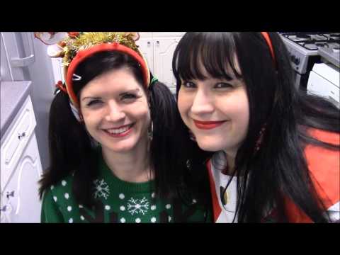 Asmr Christmas Festive fun - me & my friend pampering one another  - hair play