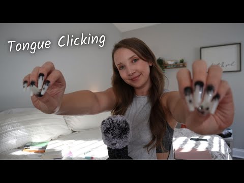 Hand Movements, Tapping/Scratching w/ EXTRA LONG HALLOWEEN NAILS ✨ASMR✨