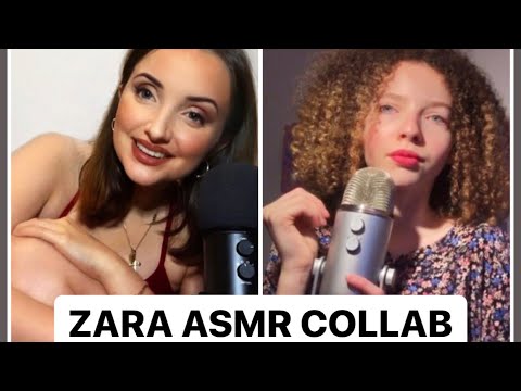 ZARA ASMR COLLAB - INAUDIBLE / UNINTELIGABLE WHISPERING