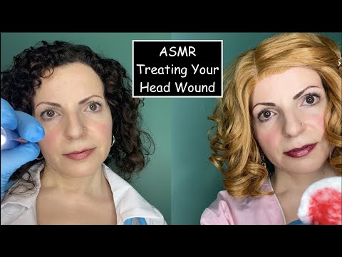 ASMR Medical Roleplay Treating Your Head Wound 👩‍⚕️