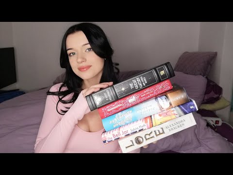 ASMR March TBR (book tapping and scratching + whispering)