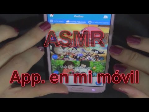 ASMR español  aplicaciones en mi móvil/show and tell