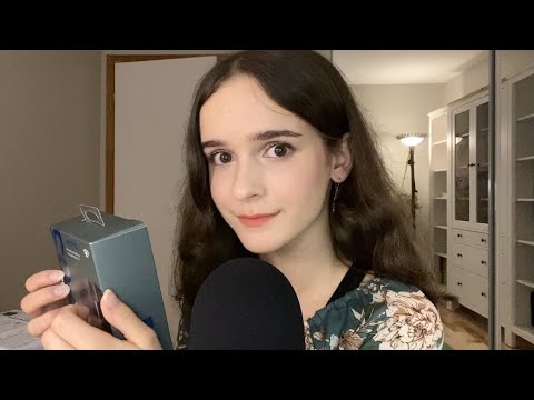 [ASMR] Box Tapping with the Blue Yeti (+ Whispering in Korean, English, Spanish)