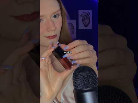 Tapping from my mew video 🥥🪵👝#tapping#woodtappingasmr#asmr#lipglossasmr#tappingasmr#beepowerasmr