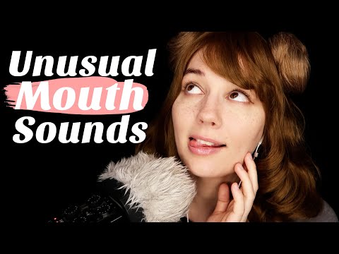 ASMR UNUSUAL MOUTH SOUNDS, KISS SOUNDS, LIP SMACKING, TONGUE FLUTTERS, TONGUE CLICKING