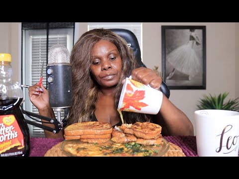 PUNKIN SPICE FRENCH TOAST ASMR EATING SOUNDS