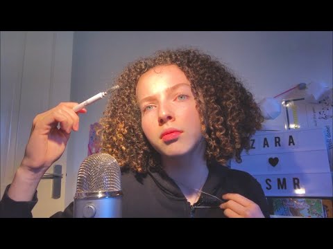 ASMR | GHETTO GIRL does your eyebrows in DETENTION