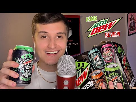 ASMR Drinking With Me 🍻💤 (Hard Mountain Dew Review)