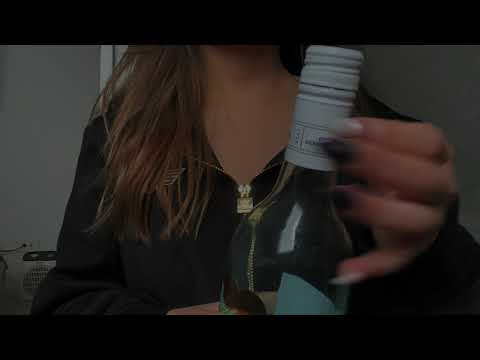 asmr ~ tapping on alcohol ~ lit