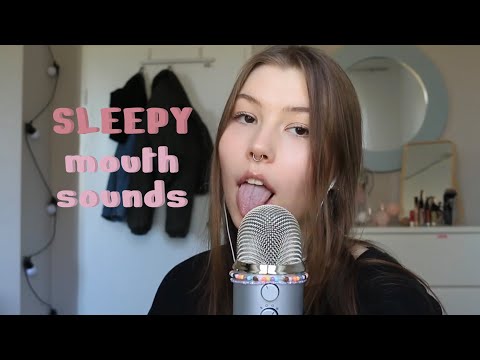 ASMR sleepy mouth sounds (german/deutsch) | emily asmr