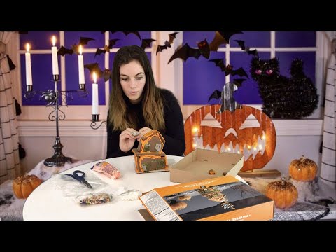 [ASMR] Building A Halloween House