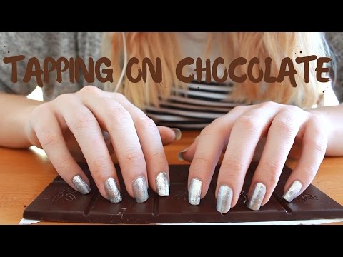 ASMR Tapping on a Bar of CHOCOLATE | No Talking Tapping 20+ Minutes