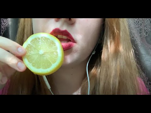 ASMR | Eating Lemon 🍋