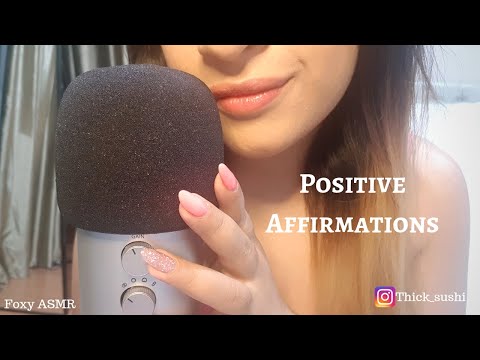 ASMR Positive Affirmation | For Sleep and Anxiety | Ear to Ear Mouth Sounds