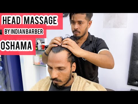 ASMR Relaxing Head Massage & Hair wash by Indian Barber Osama  (2020)Ep-9