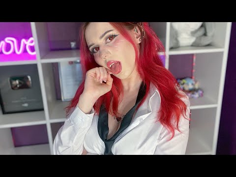 ASMR Your Vampire Girlfriend Kidnapped You And Gives You Tingles 🍷🦇