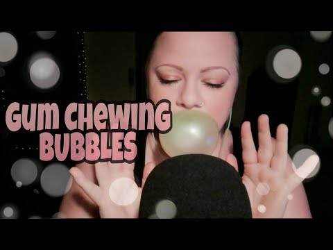 ASMR 🎧 Gum 🍬 Chewing | Blowing Bubbles | Heavy Breathing *Request* (No Talking)