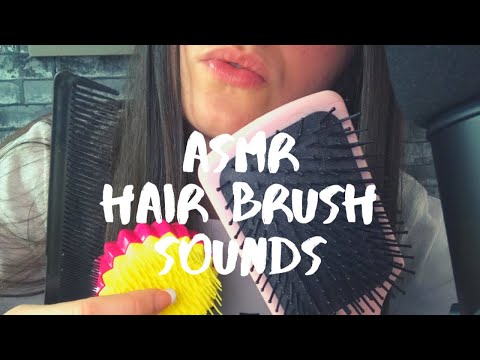 ASMR HAIR BRUSH SOUNDS | SUPER TINGLES (No talking)