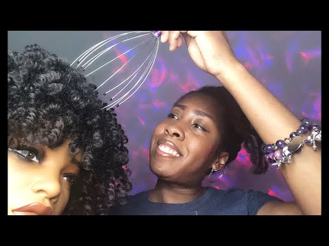 ASMR AGGRESSIVELY MOISTURIZING YOUR HAIR AND SCALP💥 (Hair And Spray Sounds)