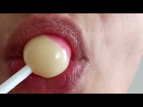 ASMR*ACMP*17 MINUTES LICK AND SUCK LOLLIPOP, VERY CLOSE 舔和吮棒棒糖,非常接近 MOUTH SOUND🍭🍭