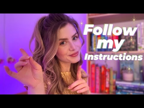 ASMR | Follow My Instructions☝️ (Tingly Tasks & Personal Attention)