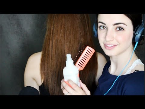 [ASMR] Wet to Dry - Relaxing Hair Brushing, Blowdrying, Straightening