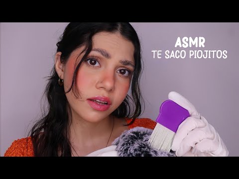 ASMR tu amiga te saca piojos🐜(bug searching and plucking) | Dámaris ASMR♡