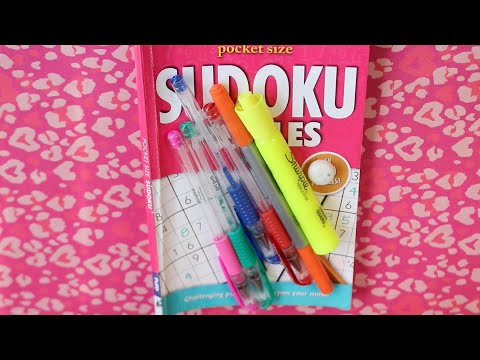 ABOUT TO PLAY SUDOKU ASMR CHEWING GUM/ PUZZLE