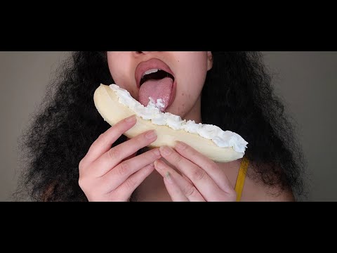 2 BIG Creamy Bananas 🍌 🍌 ASMR