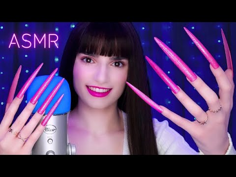 ASMR EXTREME Fast & Aggressive Mic Scratching with CLAWS! 😱 No Talking for Sleep 😴 1 HOUR 4K