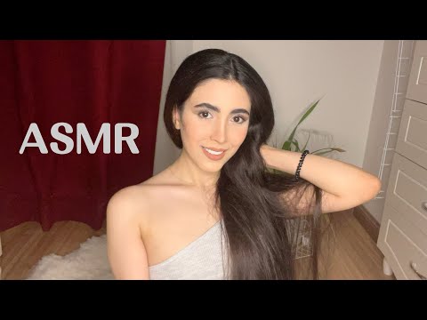 ASMR | Brushing My Hair Over My Face & Playing With My Hair 🤍