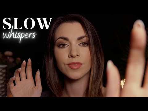 ASMR: Slowly Whispering in Your Ears ♡ Anticipatory Tingles & Hypnotic Hand Movements for DEEP SLEEP