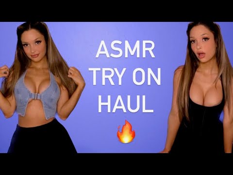 The HOTTEST ASMR Try On Haul 🔥