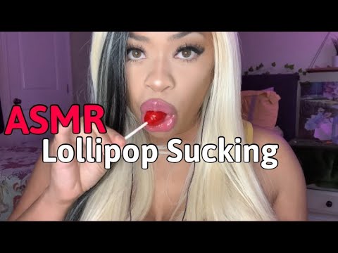 ASMR Lollipop Sucking and Mouth Sounds
