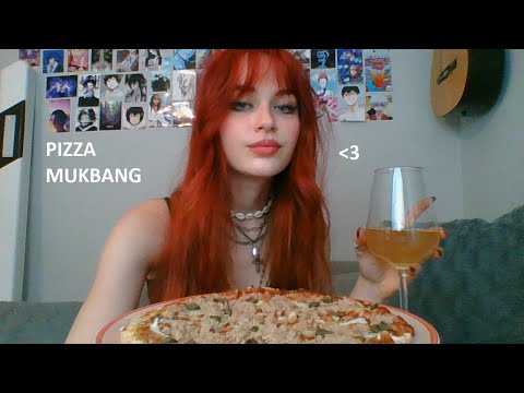 ASMR chill PIZZA MUKBANG with lots of tingles:)