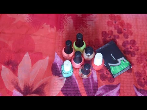Nail Polish Tapping ASMR Chewing Gum Sounds
