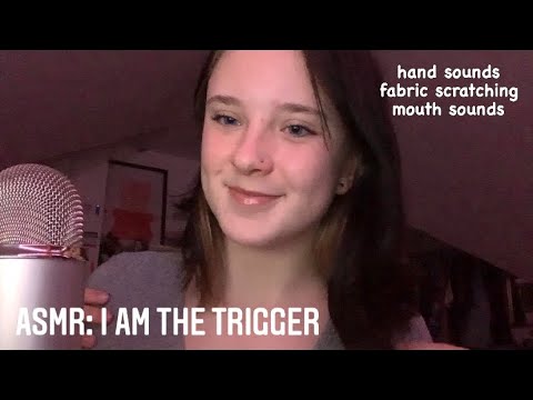 ASMR but I am the trigger 🧍‍♀️(ASMR with my body)