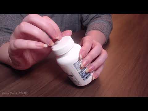 ASMR Fast Tapping/Scratching on Vitamin Bottles
