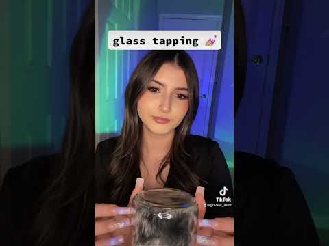 glass tapping 😴 #shorts #asmr #relaxing