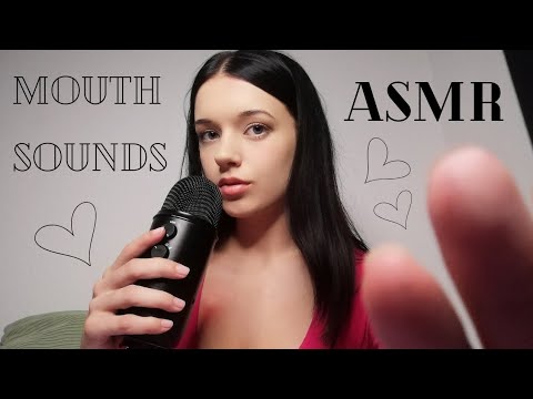 ASMR | Intense Mouth Sounds (up-close and with hand movements)